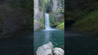 Early morning hike to the Toketee falls Oregon #shorts