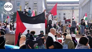 Thousands of pro-Palestinian demonstrators protest in DC