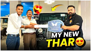 Finally Bought My New Car From YouTube Money 😍 | New Mahindra Thar Delivery