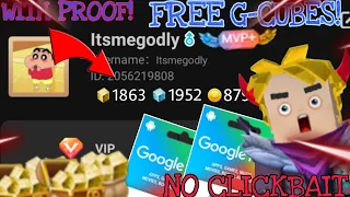 HOW TO GET FREE G-CUBES IN BLOCKMANGO IN 2021 || NO CLICKBAIT 100% || WITH PROOF ||