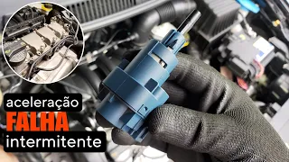 Motor cortando aceleração perdendo potência baixando giro falha intermitente