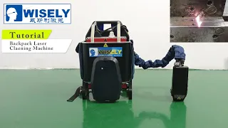 How to Use Backpack Laser Cleaner - Laser Cleaning Rusty Metal Molds