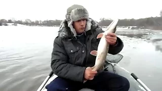 Мокша. Щука на воблер в декабре. fishing for pike