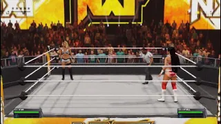 WWE 2K23 NXT ZOEY STARK VS INDI HARTWELL