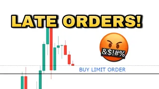 Why Our Orders Get Filled In LATE!😳 *Trading Tips* #shorts #forex