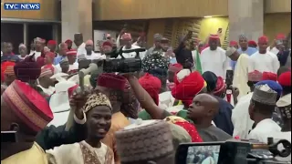 WATCH: Moment Muhammad Sanusi II Arrived For Reinstatement As Emir Of Kano