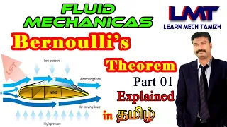Bernoulli's Theorem - Fluid Mechanics - Application of Bernoulli's Theorem - Explained in Tamil.`