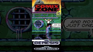 Comix Zone is a UNIQUE game Sega Genesis Mega Drive #retrogaming #comics