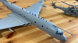 Workbench Update.  Airfix 1/72 Nimrod and HASEGAWA P-3C Orion.  What if Madagascan Maritime Patrol