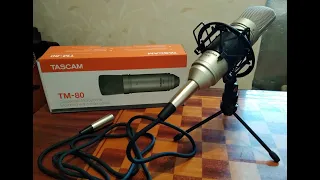 Обзор распаковка микрофона Tascam TM-80 из Rozetka