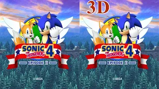 Sonic the Hedgehog 4 Ep 2 3D video 1 SBS VR Box google cardboard