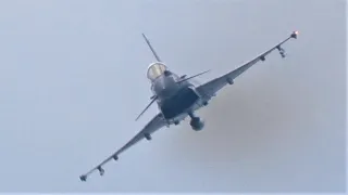 Flt. Lt. Matt Brighty's outstanding Typhoon display, Cosford 2023