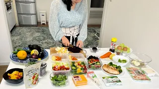 Healthy Salad Meal prepare with me ㅣHow to Keep Salad Fresh for a weekㅣDaily Vlog