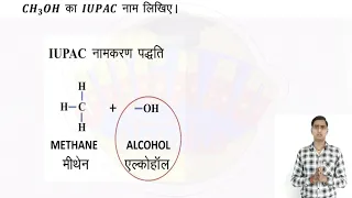 प्रश्न 3ः- CH3OH का IUPAC नाम लिखिए।