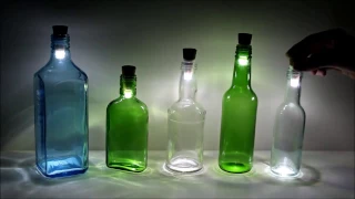 Пробка для бутылок Recharge Bottle light с подсветкой