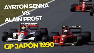 🇧🇷 Ayrton Senna 🆚️ Alain Prost 🇫🇷 | GP de Japón 🇯🇵 1990.