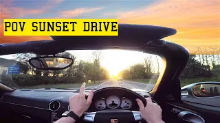 Sunset POV Drive My 987 Boxster S in the Cotswolds!