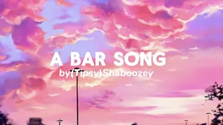 A Bar Song -(Tipsy)Song by Shaboozey(lyrics)@Alimusic30 