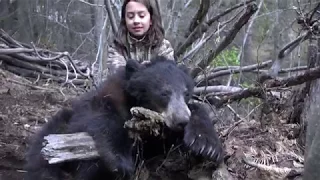 Little Girl Shoots Bear