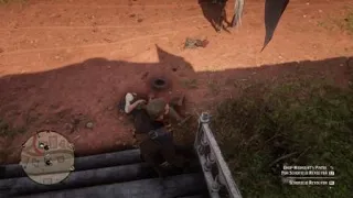 An NPC accidentally kills his friend [Red Dead Redemption 2]