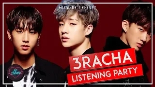 Listening Party 3RACHA Reaction - FIRST LISTEN