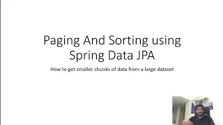 Paging and Sorting using Spring Data JPA