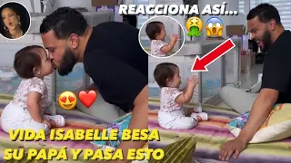 La Hija de Natti Natasha Vida Isabelle Besa Raphy Pina Por Primera Vez y Le Da Asco Así Reacciona 😱