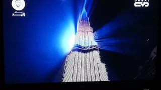Burj Khalifa New Year 2018 light show in Dubai 01.01.2018
