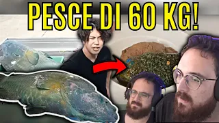 MARCO MERRINO REAGISCE A COME CUCINARE UN PESCE DI 60KG