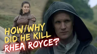 How and Why did Daemon kill Rhea Royce | House of The Dragon