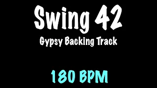 Swing 42 - Gypsy Jazz Backing Track 180 BPM - Django Reinhardt