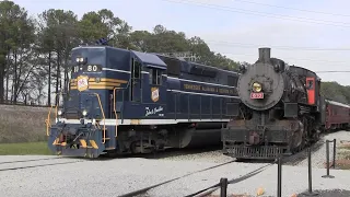 Tennessee Valley RR, High Hood, GP38 No. 80, Cab ride & Railfan, 3-3-24