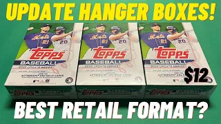 2022 Topps Update Hanger Box Opening Review! Best Format? New Retail Sports Cards! Top Rookies! Gold