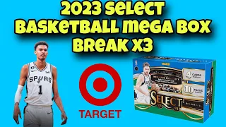 2023 Select Basketball Mega Box Break x3 🔥Nice Wemby! 🚨