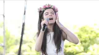 ANGELINA JORDAN (11) "Faded" Muse in City festival, Seoul 2017 (Better audio and video)😃(Part 5)