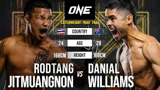 NO CROWD OR COMMENTARY 🤯🔥 Rodtang Jitmuangnon vs. Danial Williams | Full Fight