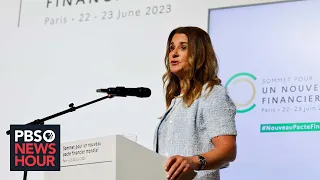 Melinda French Gates discusses increasing economic empowerment for women