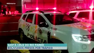 Bolivianos presos em flagrante em Santa Cruz do Rio Pardo por tráfico de crack