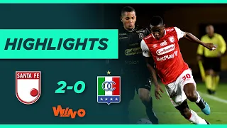 Santa Fe vs. Once Caldas (Goles y highlights) | Liga BetPlay Dimayor 2021-1 | Fecha 14