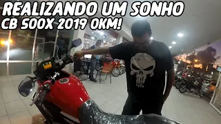 REALIZANDO SONHO! NOVA CB 500X 2019 0KM!