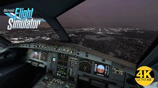 A320neo Snowstorm Landing in Moscow | Microsoft Flight Simulator  - 4K Ultra Graphics / RTX 3060ti
