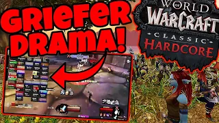 BIG Griefer DRAMA - Level 60 Hardcore Raid GRIEFED in Naxxramas