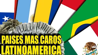 10 Países MAS CAROS de América Latina