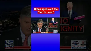 Sean Hannity on Biden: This is really embarrassing #shorts