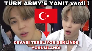 JİMİN Türk Army’e YANIT verdi! Cevabıyla tersledi yorumlandı!