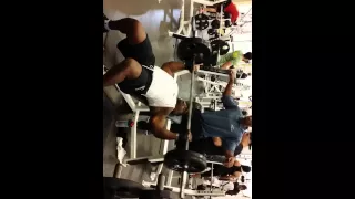 Gym god 50 reps with 225lbs Incline Bench pressing
