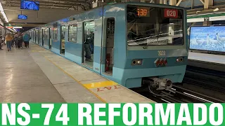 Metro De Santiago | Septimo Tren NS-74 Reformado