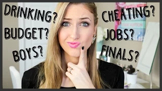 20 Things I Wish I'd Known in College || Partying, Cheating Boys, Finals & MORE