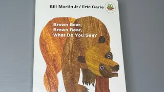 Brown Bear, Brown Bear, What Do You See ? By Eric Carle / A kids book read aloud w/ VOD