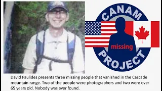 Missing People in the Cascades. Mr. Paulides discuses the disappearance of 3 people.